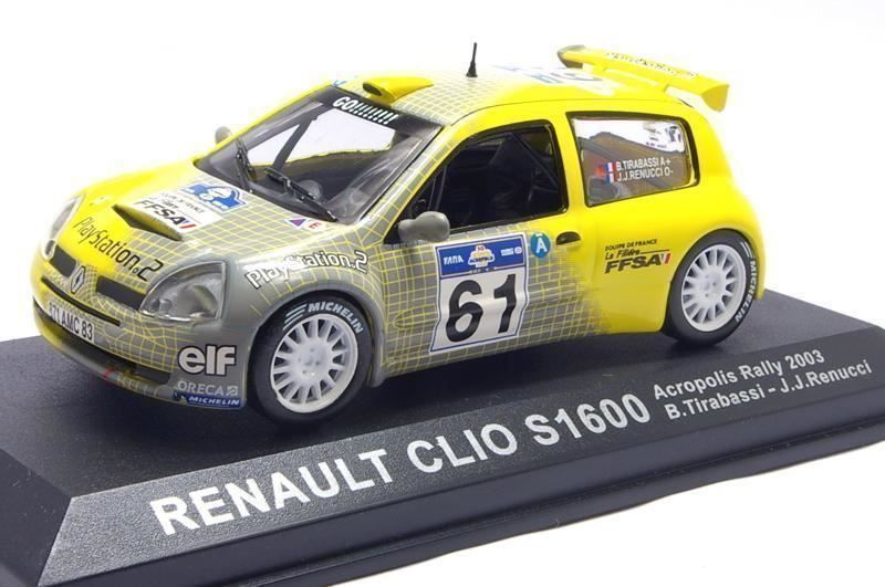Décalcomanie Neuve 1/43 Renault Clio S1600 N°68 - Rallye WRC Monte-Carlo 2003 - Ast Creation43