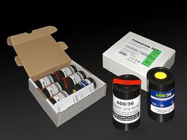 FOMA FOMAPAN 400 - 135 set.6x film 35 mm/36 on spool + 1 car