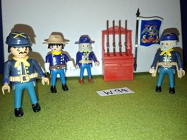Playmobil Western Soldaten,blau W94