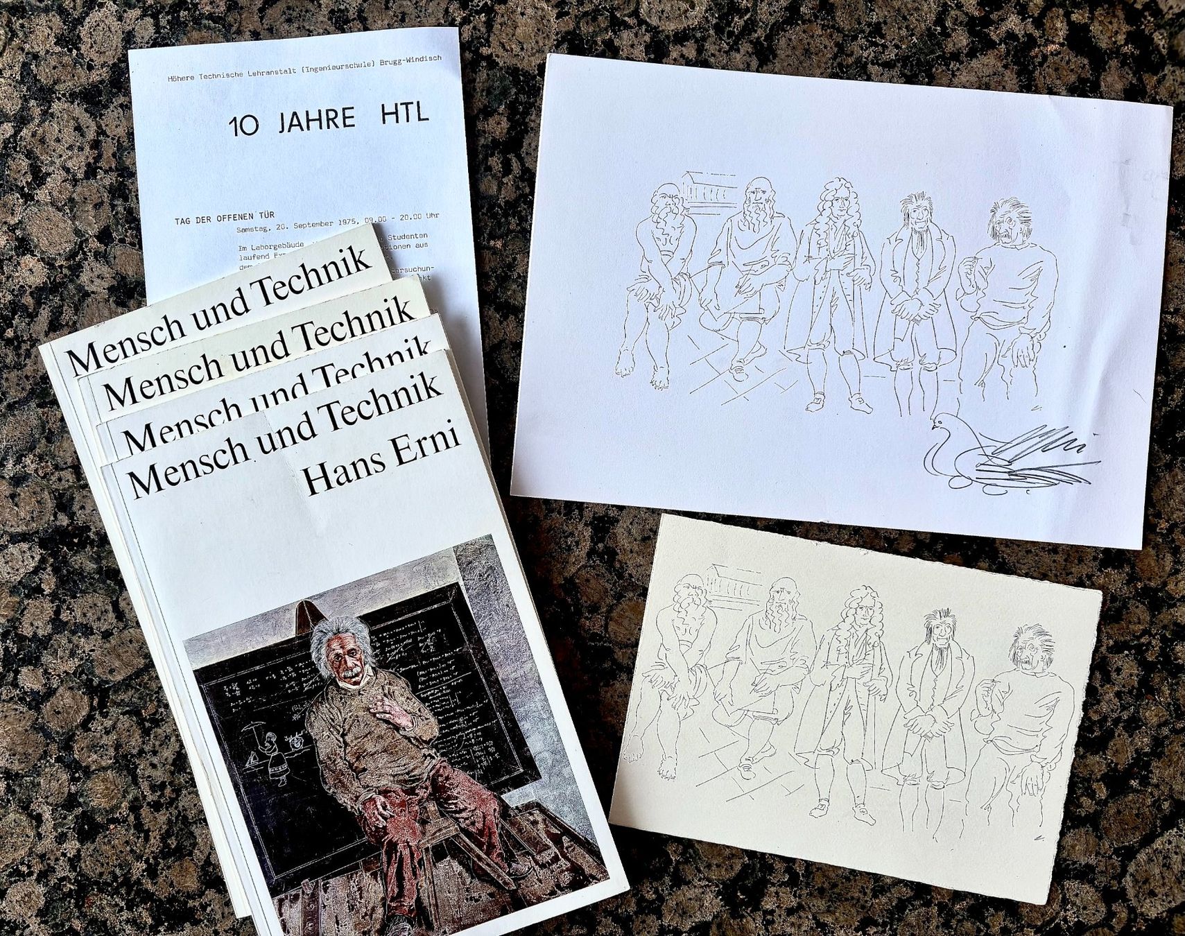 Poster & Bilder: Hans Erni: Mensch und Technik – Gebraucht aus Stüsslingen von Ideur1 1