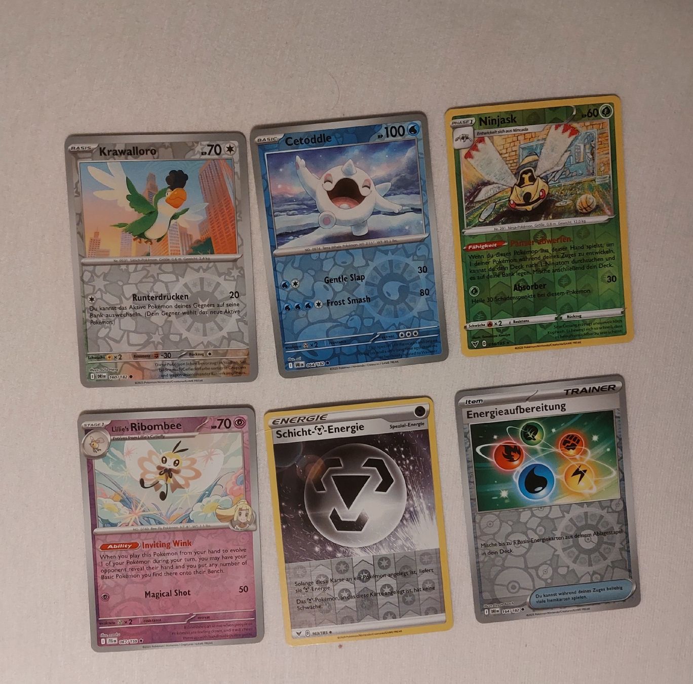 Giochi: Ab 1.-     6x Pokémon Reverse Holo Karten – Usato da Basel venduto da jan_3