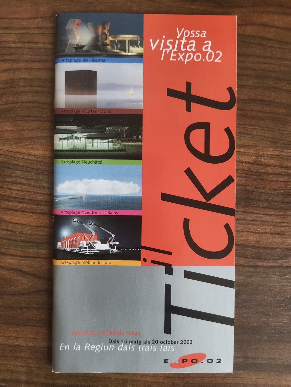 Dokumente: Brochure Expo.02 Rumantsch – Neu (gemäss Beschreibung) aus Neuchâtel von bor_esse