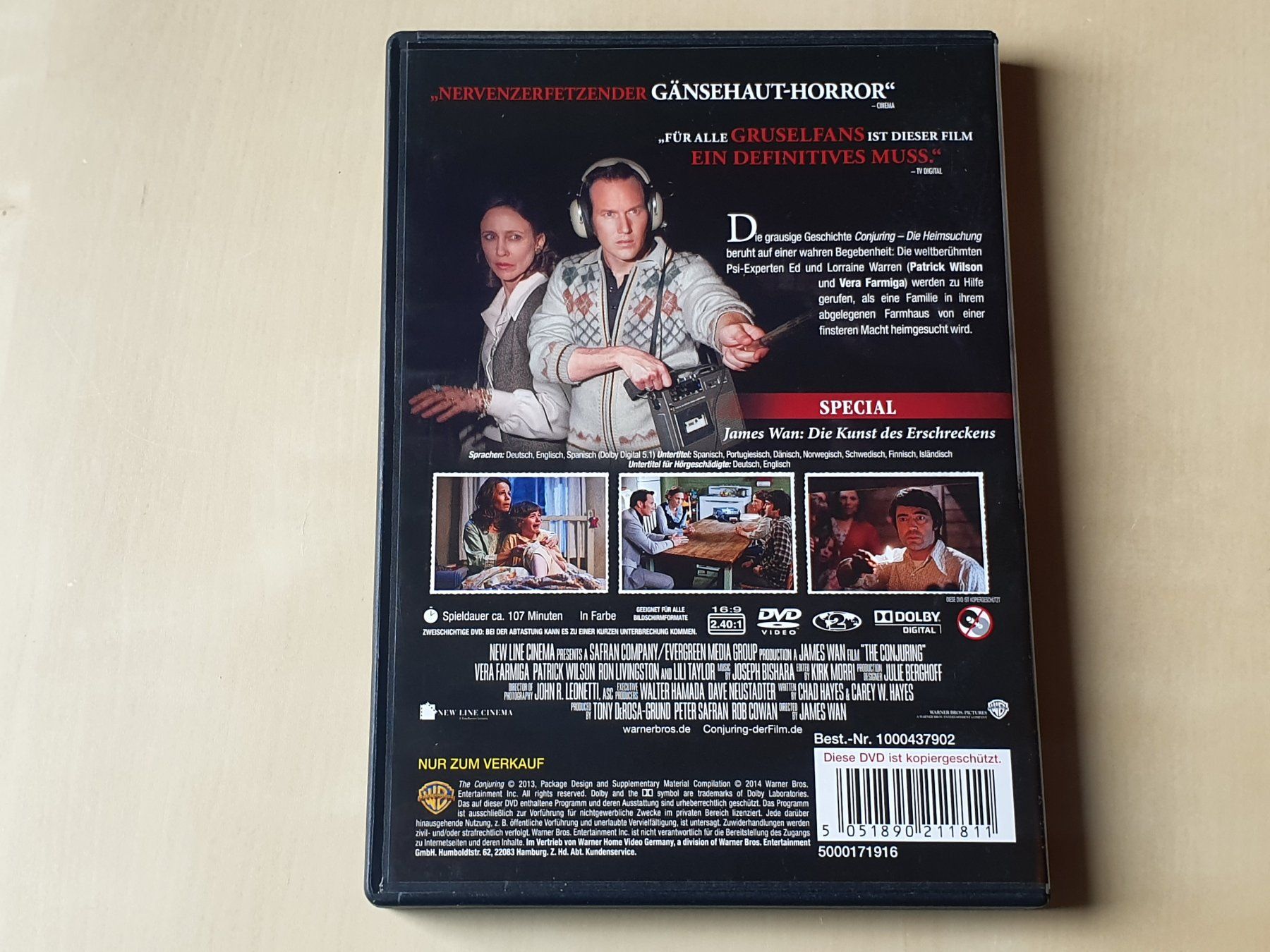 Tutti i DVDs: Conjuring – Usato da Stansstad venduto da collectorsshop 1
