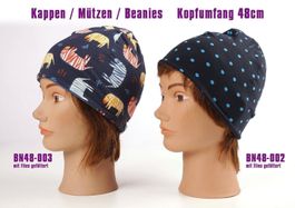 Coole Beanies / Kappen Grösse 48