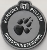Kantons Polizei Diensthundegruppe Patch, Top Zustand! Klett