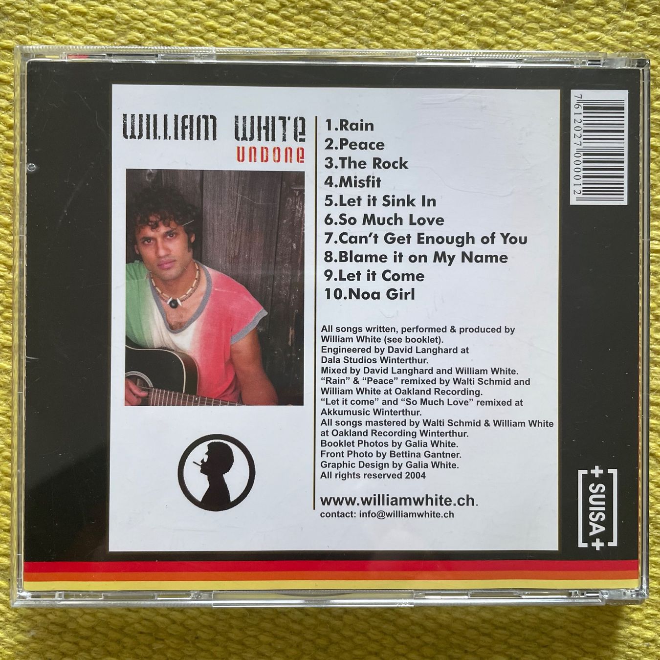 CD: WILLIAM WHITE-MIT UNTERSCHRIFT UNDONE – Usato da Rorschacherberg venduto da CD-Roli 1