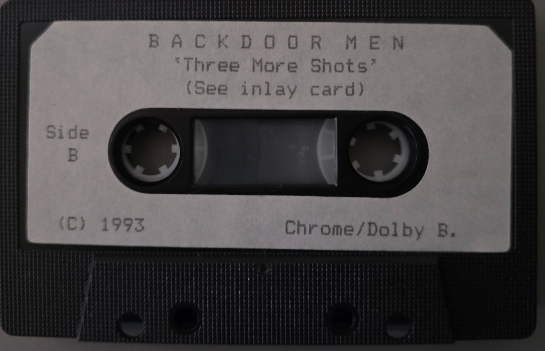 Musicassette: Backdoor Man MC - Three More Shots – Usato da Root venduto da atelier22 2
