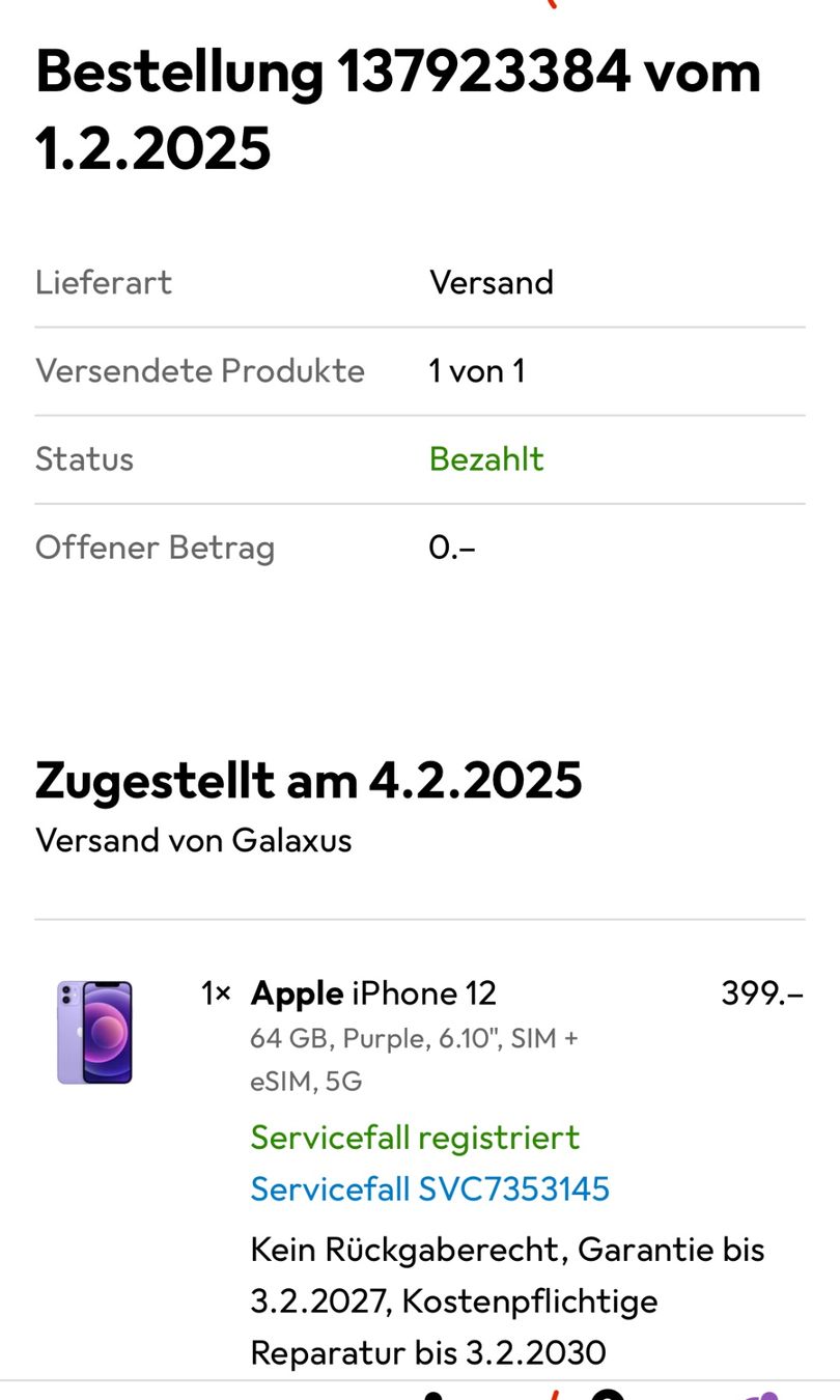 Apple Telefoni cellulari / Smartphones: Apple iPhone 11 und iPhone 12 – Usato da Fahrweid venduto da vis_9p7g 2