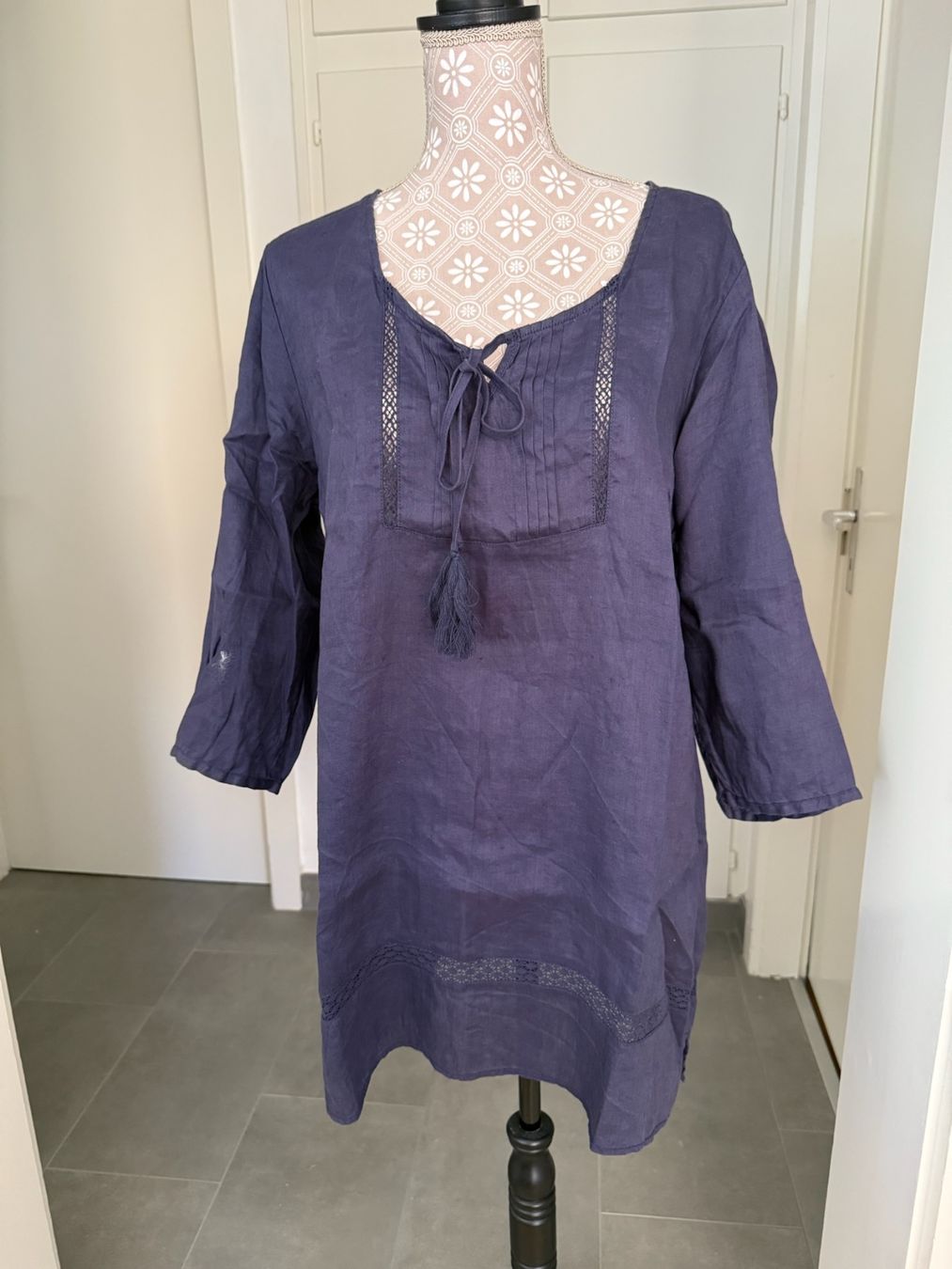 Maddison Tuniche: Maddison - Blouse - Tunique - 44 - Lin – Usato da Sion venduto da accroshoes