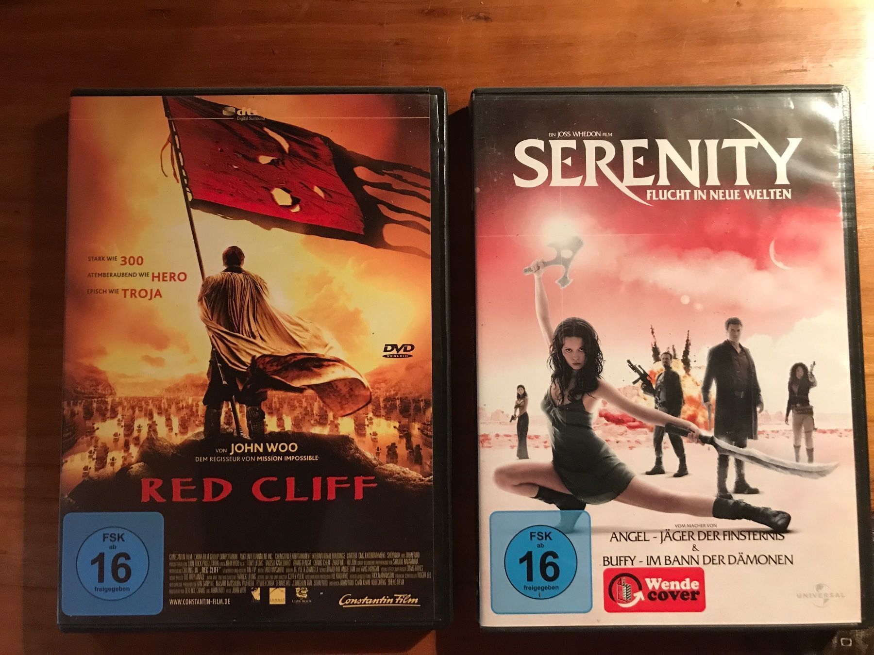 Tutti i DVDs: Red Clif, Serenity – Usato da Schliern b. Köniz venduto da Corinu59