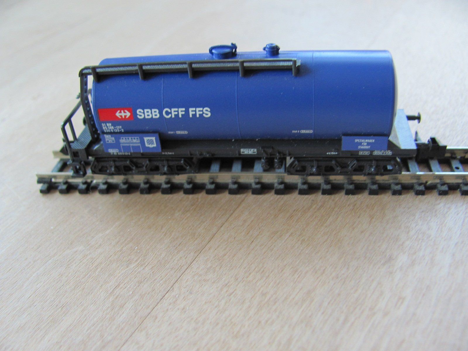 SBB/CFF/FFS Trains électriques: 4 Achs Kesselwagen SBB blau – D'occasion à Uznach par Bimbolino