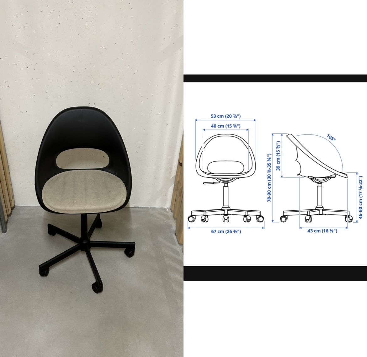Ikea Sedie: Drehstuhl (Ikea) – Usato da Rümlang venduto da Flipper26