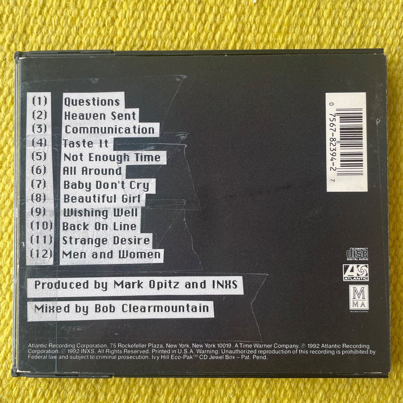CDs: INXS-WELCOME TO WHEREVER YOU ARE – Gebraucht aus Rorschacherberg von CD-Roli 1