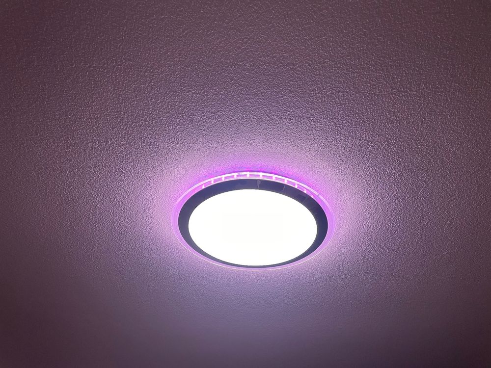 Kronleuchter & Deckenlampen: Deckenlampe (verschiedenfarbiges Licht) – Gebraucht aus Oftringen von son_czw5 7