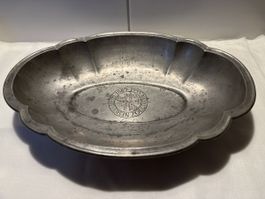 Zinn Schale, Turnverein Zollikon, 1885-1935 Jubiläum. ARZ