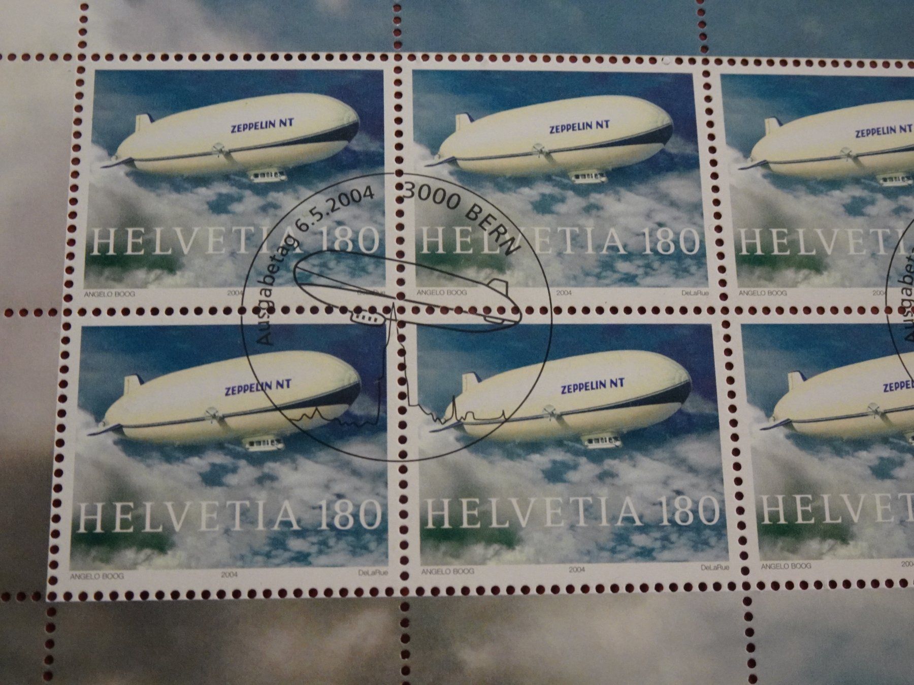 Tutti i francobolli: 2004, KLEINBOGEN, AUSGABETAG, ZEPPELIN NT – Nuovo (secondo la descrizione) da Eschenbach SG venduto da eDaisy 1