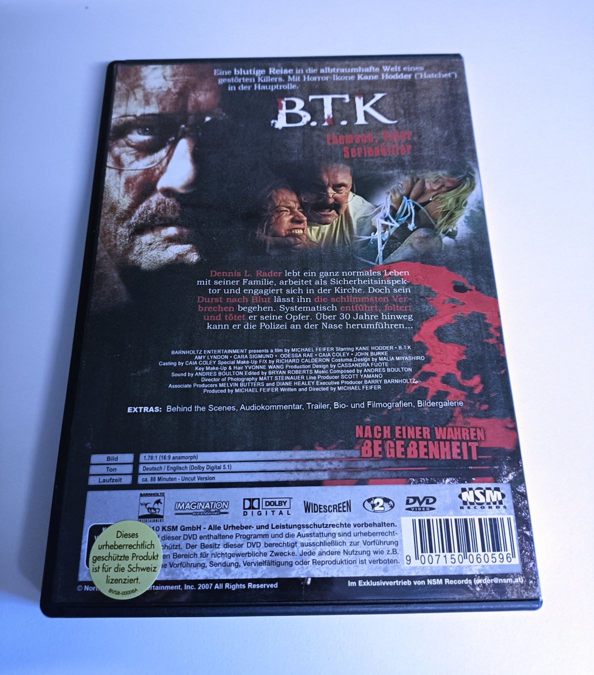 Tutti i DVDs: B.T.K.  -  Bind Torture Kill – Usato da Köniz venduto da Filmzone 1