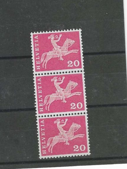 Tutti i francobolli: CH 1960 ** POSTGESCHICHTE ABART – Nuovo (secondo la descrizione) da Dintikon venduto da bonita099