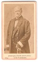 Fotografie Admiral Prinz Adalbert von Pr