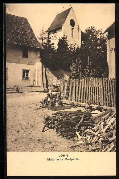 Cartes postales: AK Lohn /SH, Malerische Dorfpartie – D'occasion à Berlin par bartko-reher