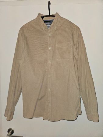 Chemise Jack & Jones Essential, beige en velours côtelé, M