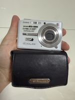Casio Exilim EX-S500 Digitalkamera weiss mit Tasche