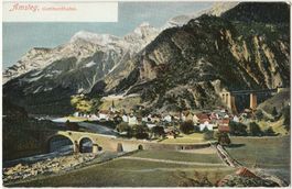 Amsteg,  Gotthardbahn - (um 1905)