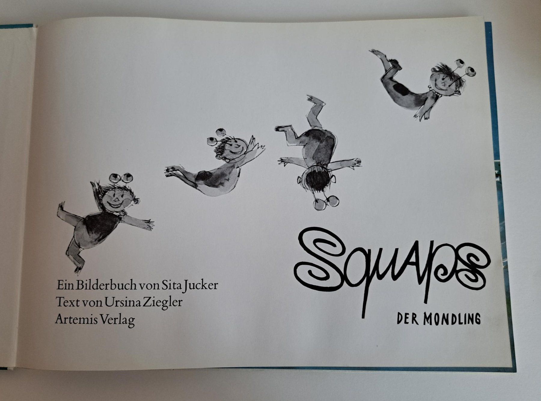 Libri: Squaps der Mondling, 1.Auflage 1969, CH – Usato da Basel venduto da Patiscat 2