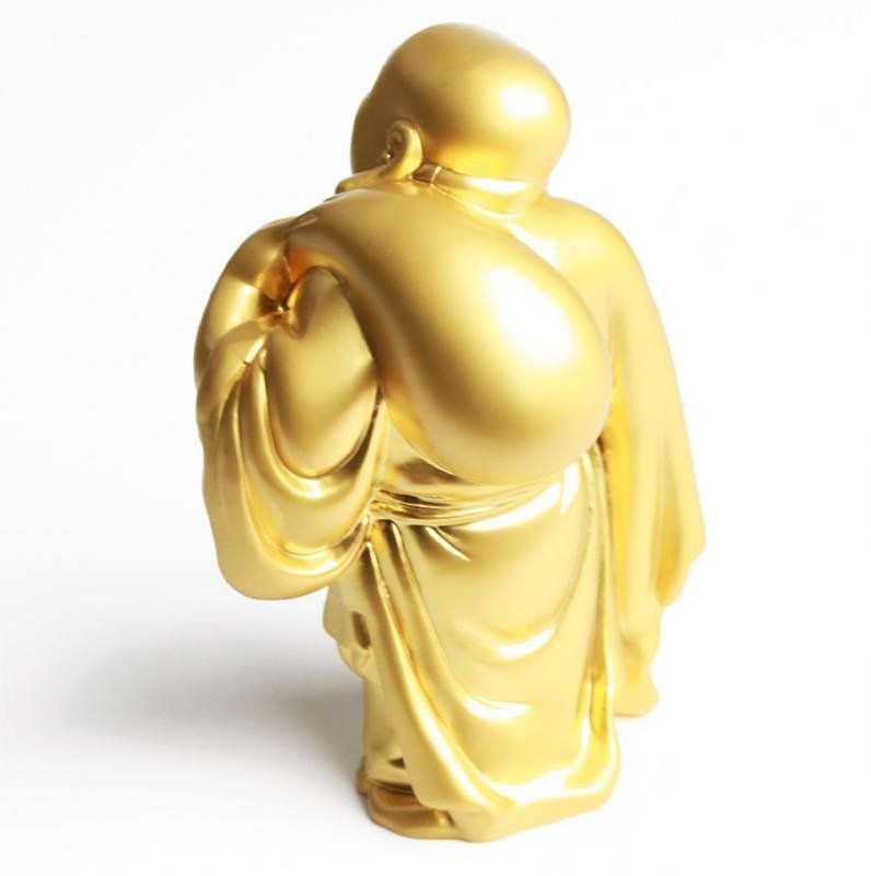 Sculture & Statue: Happy Buddha - goldfarben matt – Nuovo e nell'imballaggio originale da Mauren venduto da Yeelen 1