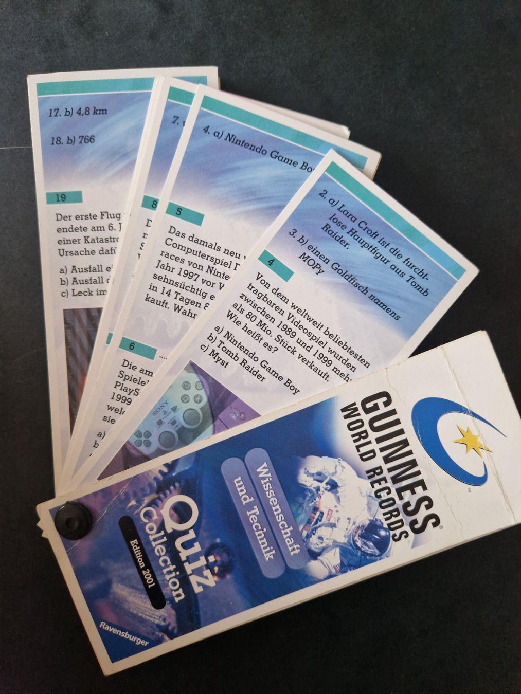 Ravensburger Giochi: Guinness Quiz Collection Wissenschaft Technik, Edition 2001 – Usato da Nänikon venduto da kriki 2
