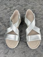 Sandalen Gabor Silber Grösse 6.5 Zustand gut