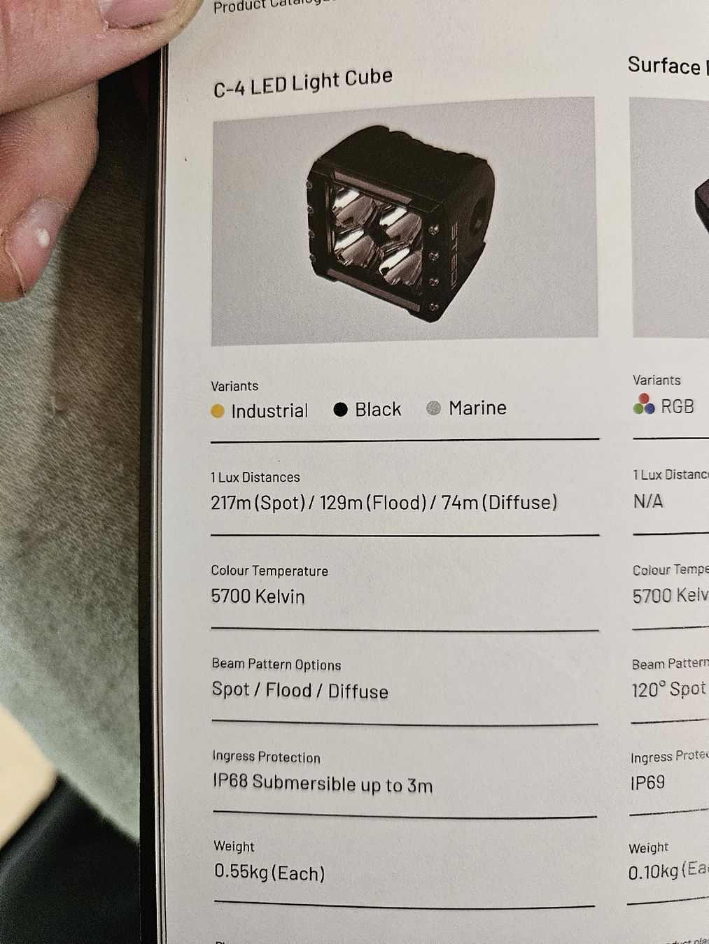 Scheinwerfer: Scheinwerfer Stedi C-4 Flood Light – Neu (gemäss Beschreibung) aus Aeugstertal von Laeberli 2