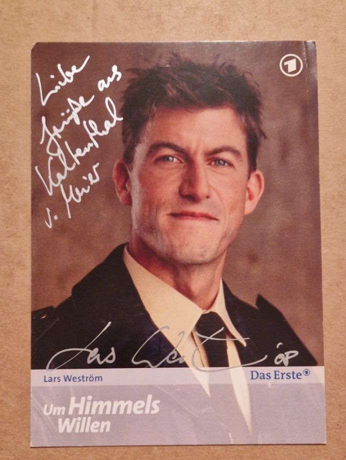 Autografi: Lars Weström - Um Himmels Willen - handsigniert – Usato da Menziken venduto da Autogramme