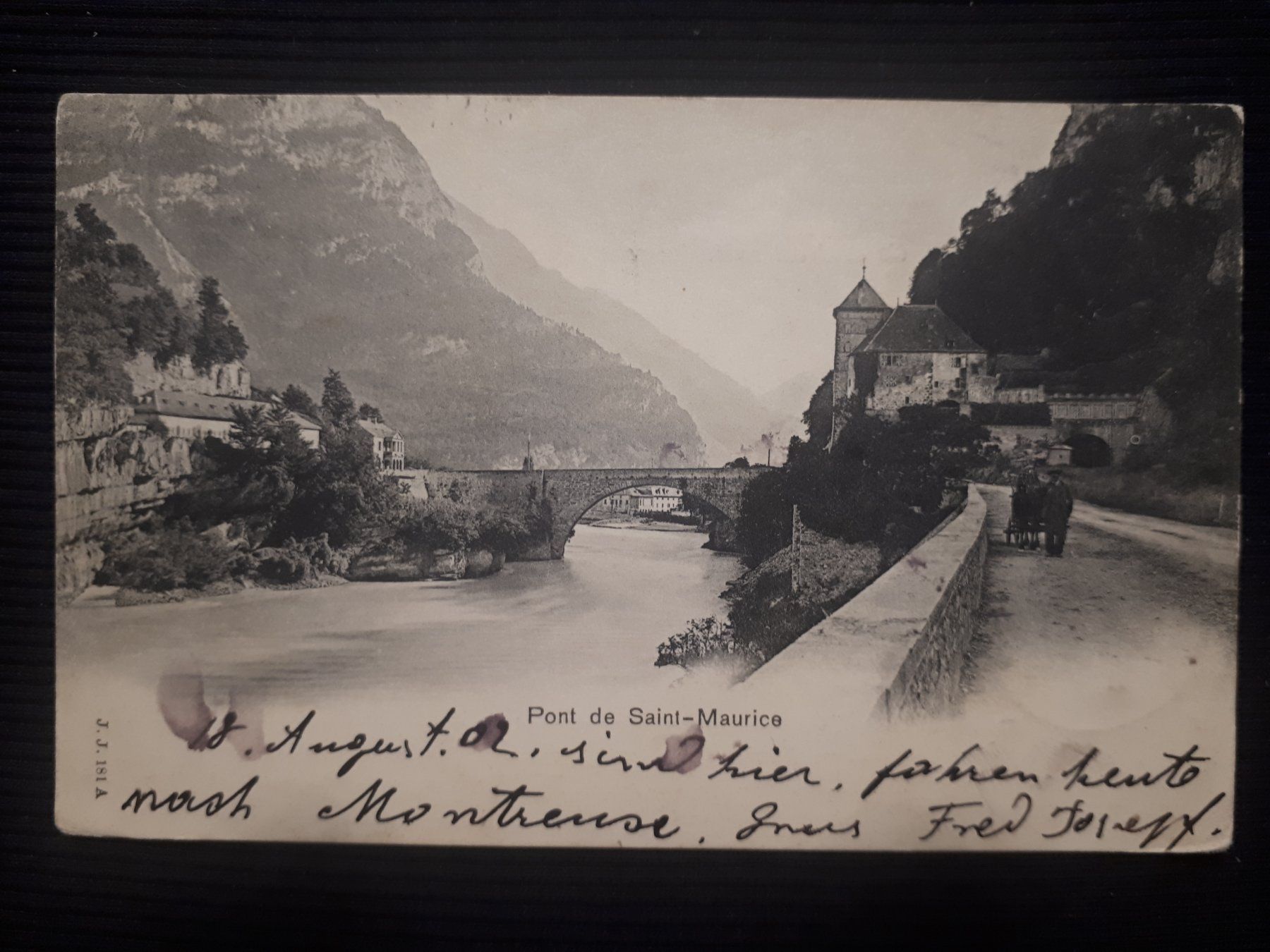 Ansichtskarten: SAINT-MAURICE 1902 - ANIMEE – Gebraucht aus Ponto Valentino von giorgia06
