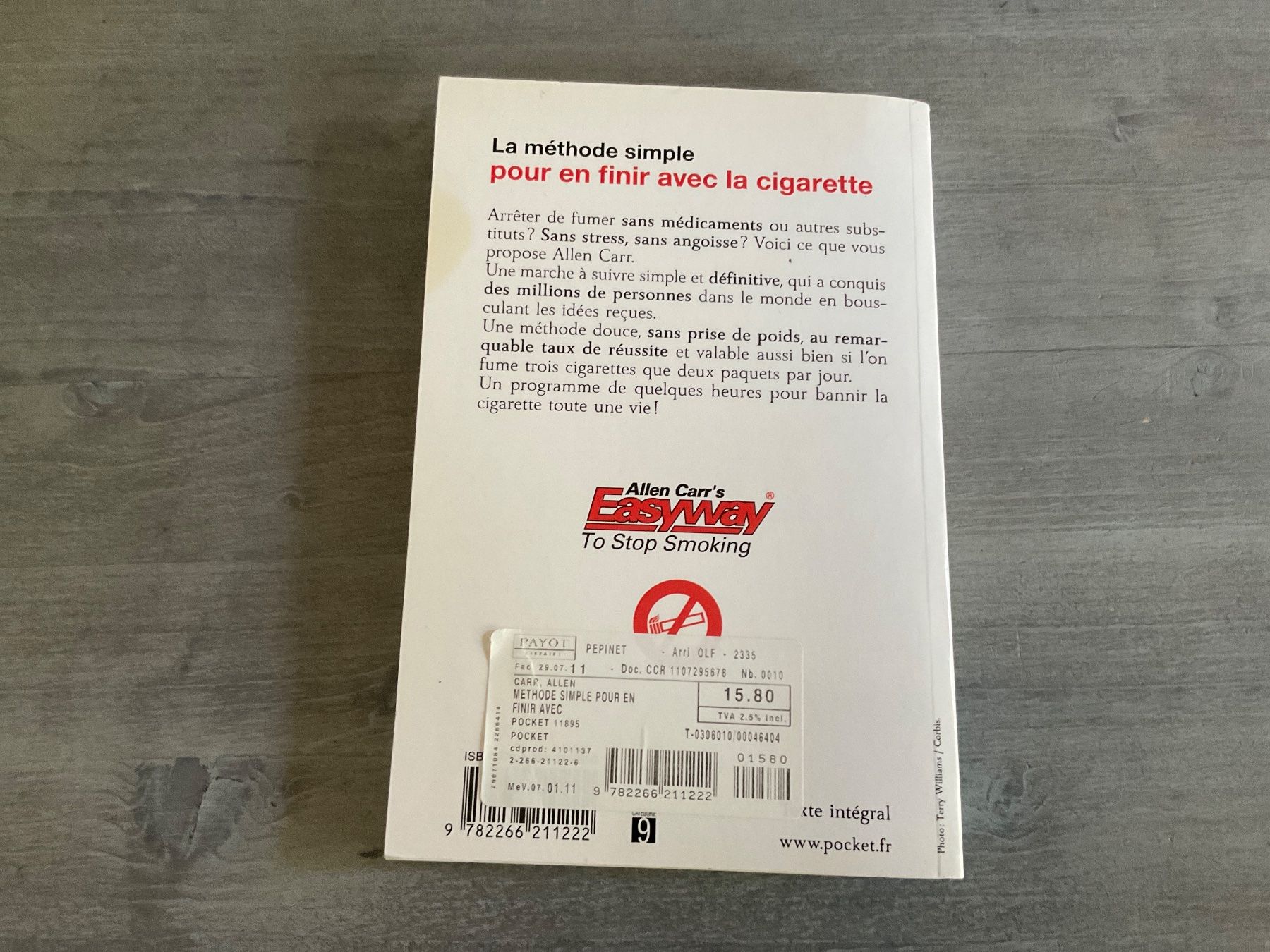 Bücher: La méthode simple pour en finir avec la cigarette Allen Carr – Gebraucht aus Avenches von  1