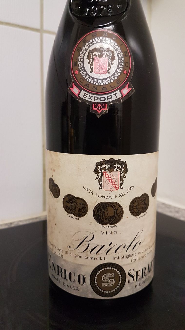 Vino: Barolo Enrico Serafino Riserva 1947 – Nuovo (secondo la descrizione) da Grenchen venduto da poggione 1