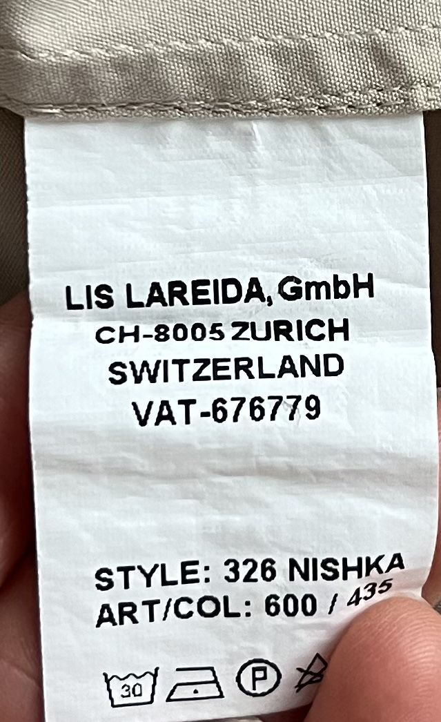 Top: Lareida Top beige Gr. 38 Baumwolle – Usato da Uster venduto da Family_Boutique 3