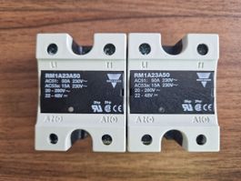 2x Halbleiterrelais, SPST-Schliesser, 50A, 265V, RM1A23A50