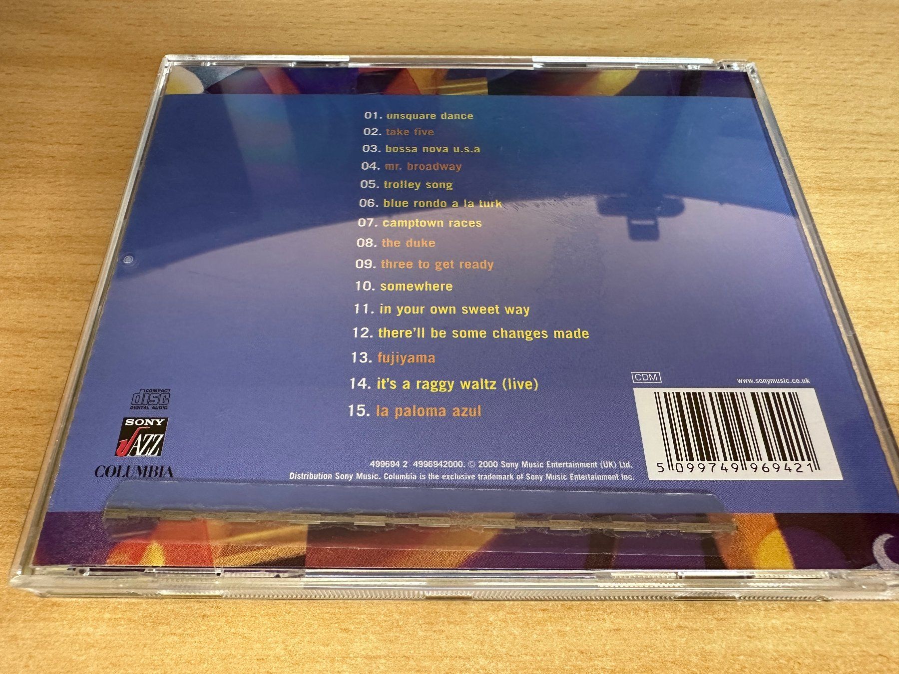 CD: Dave Brubeck – The Very Best – Usato da Rikon im Tösstal venduto da Alpenmutz 1