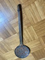 VECCHIA SCHIUMAROLA ( MESTOLO ) IN RAME 42 CM
