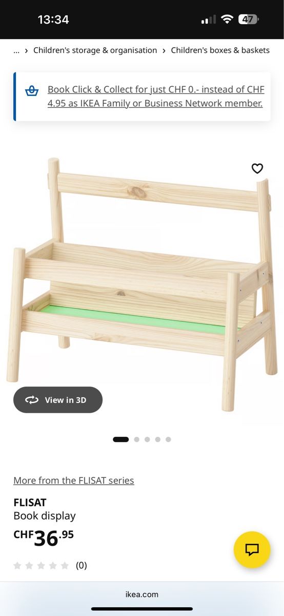 Scaffali: IKEA FLISAT Kids book display – Nuovo (secondo la descrizione) da Würenlos venduto da sue_wp8k 3