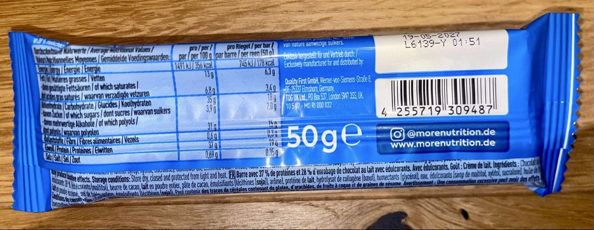 More Nutrition Aliments & Spécialités: More Nutrition 1x Protein Satisbites & 2x Soft Bar Riegel – Neuf avec emballage d'origine à Zürich par mar_9xc5 7