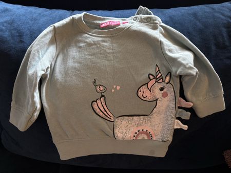 Sweatshirt für Mädchen Gr. 74