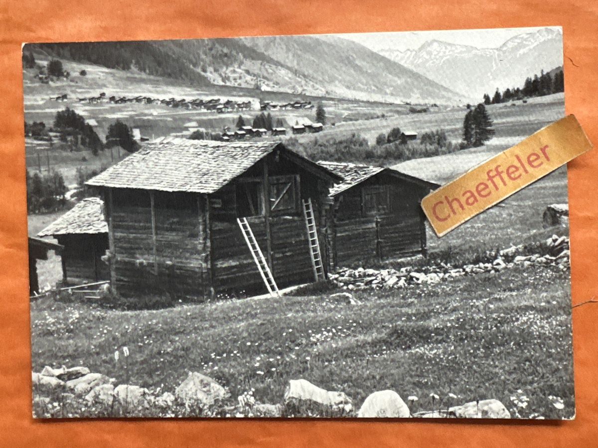 Ansichtskarten: 1957 Im Oberwallis, Dent le Haut-Valais.  – Gebraucht aus Zürich von Chaeffeler