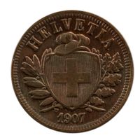 Schweiz / Suisse - 2 Rappen - 1907