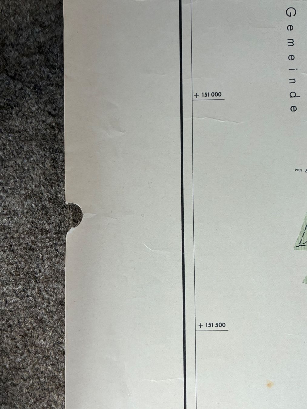 Cartine & Atlanti: Übersichtsplan Speicher AR, 1938, plano, gerollt, – Usato da Urtenen-Schönbühl venduto da Kira1291 3