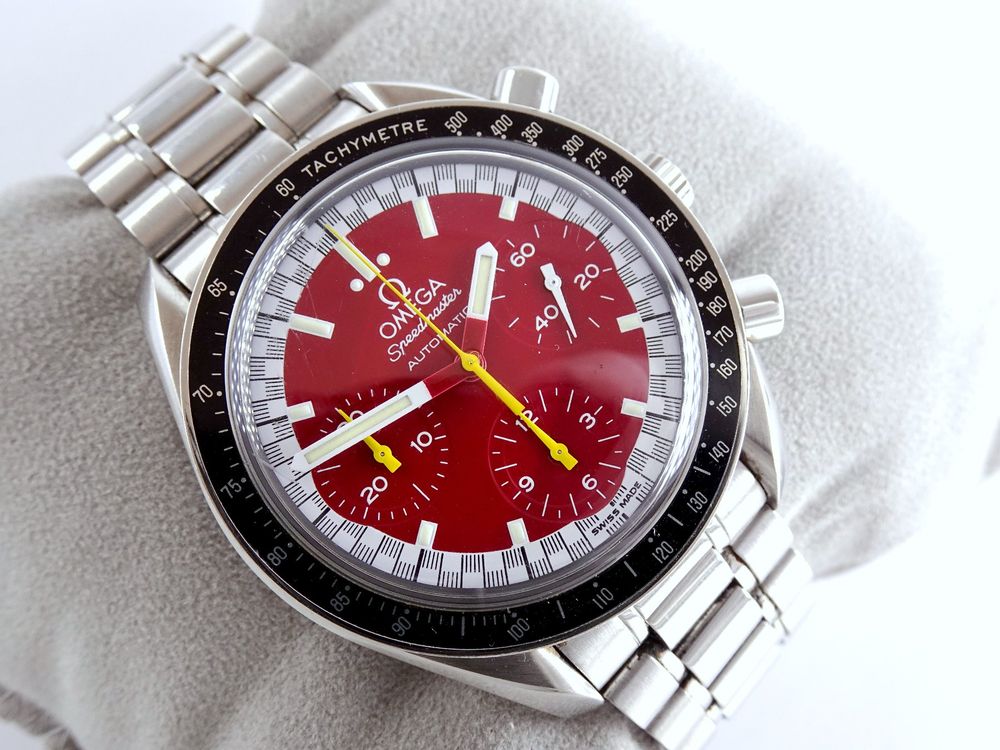 OMEGA SPEEDMASTER REDUCED RACING SCHUMACER 39MM CHRONO AUTO. (Gebraucht ...