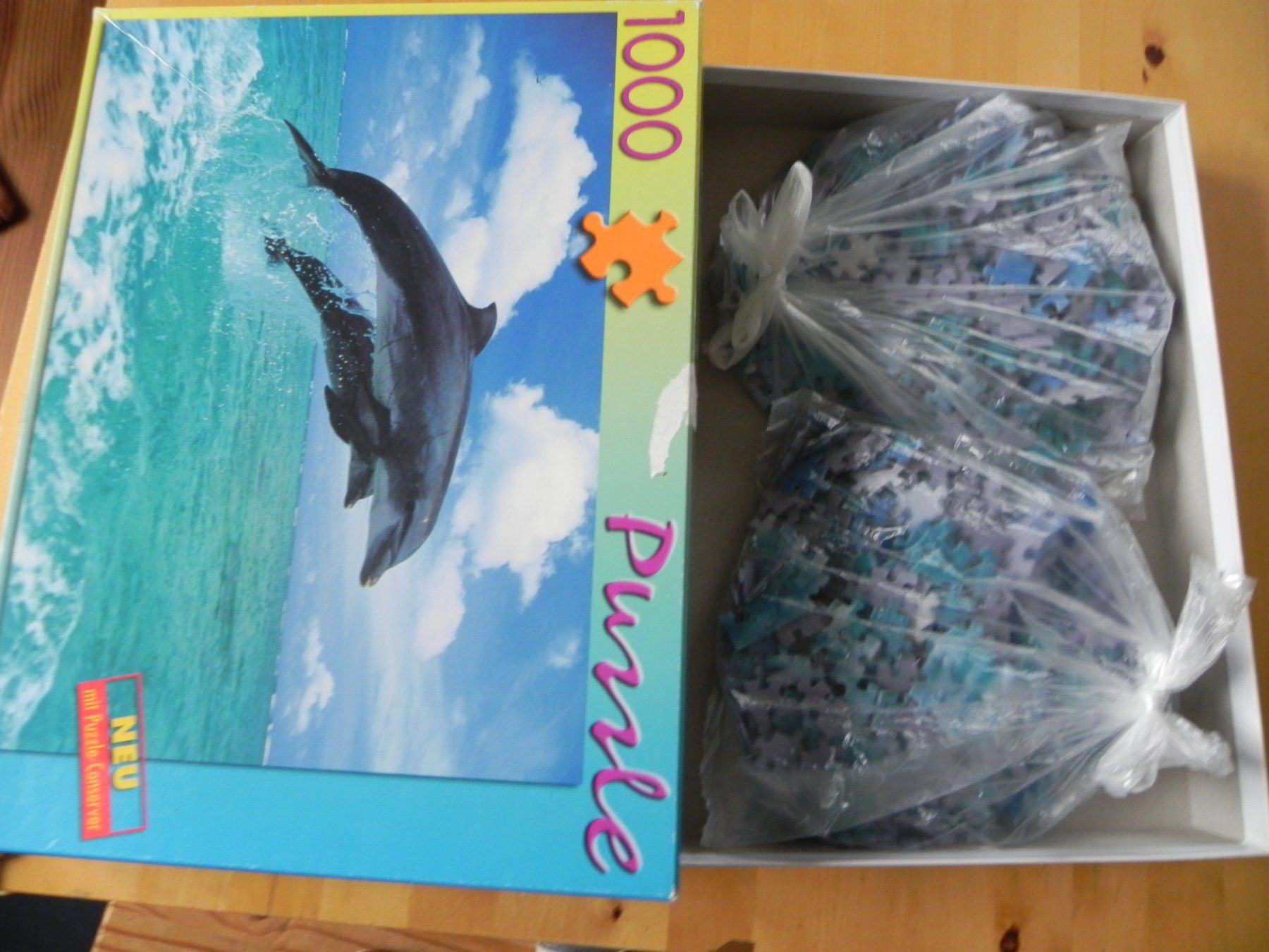 Puzzle: Puzzle Delfin 1000 Teile springende Delfine – Usato da Stallikon venduto da pcerny16 5