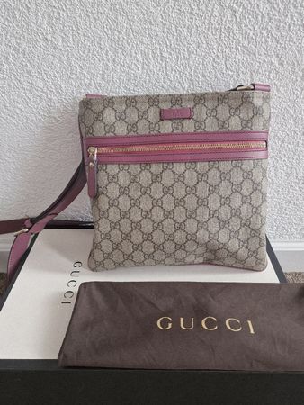 Gucci Canvas Messenger Bag Pink