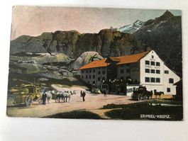 Grimsel - Hospiz  - Postkutsche ? 1913